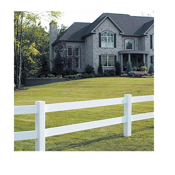 6 2 rail white PVC horse 6 2 rail white PVC horse