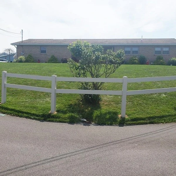 7 2 Rail White PVC Horse 7 2 Rail White PVC Horse