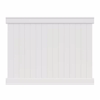 6 Фт. Кс 6 Фт. Бела винилна плоча за ограду за приватност